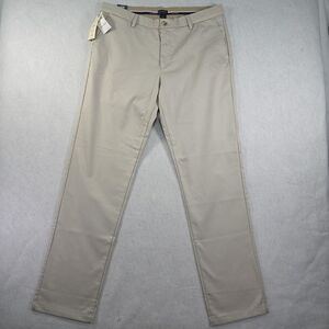 Dockers Signature Khaki Slim Fit Pants Men's 36x34 Lux Cotton Stretch Flex NWT